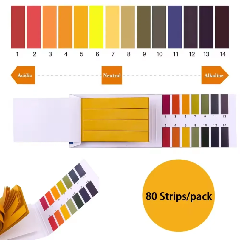 Water Testing Kit - 80 Strip/pak Strip Uji PH Meter