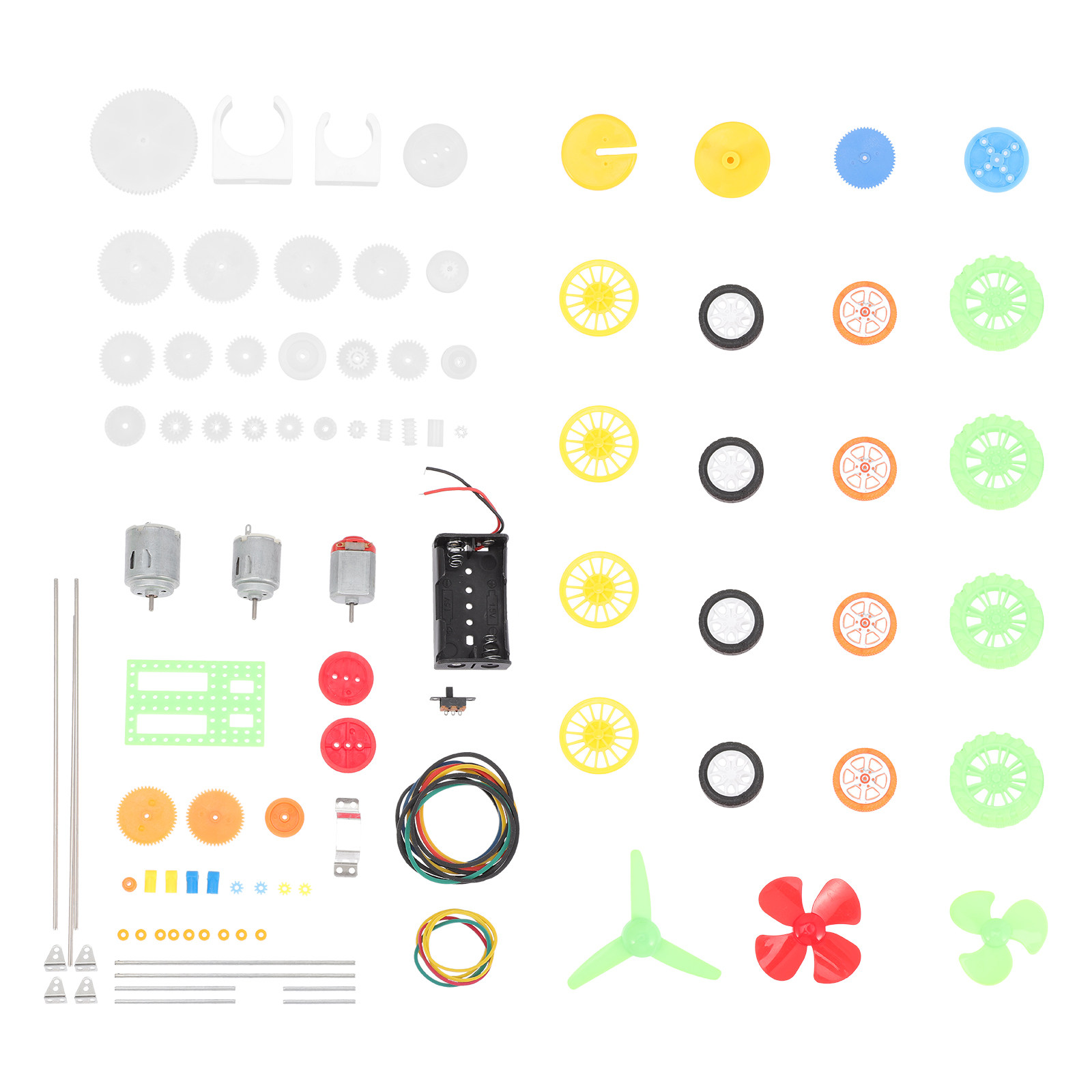 Science Kit - 112 Buah Kit Aksesori Motor, Roda