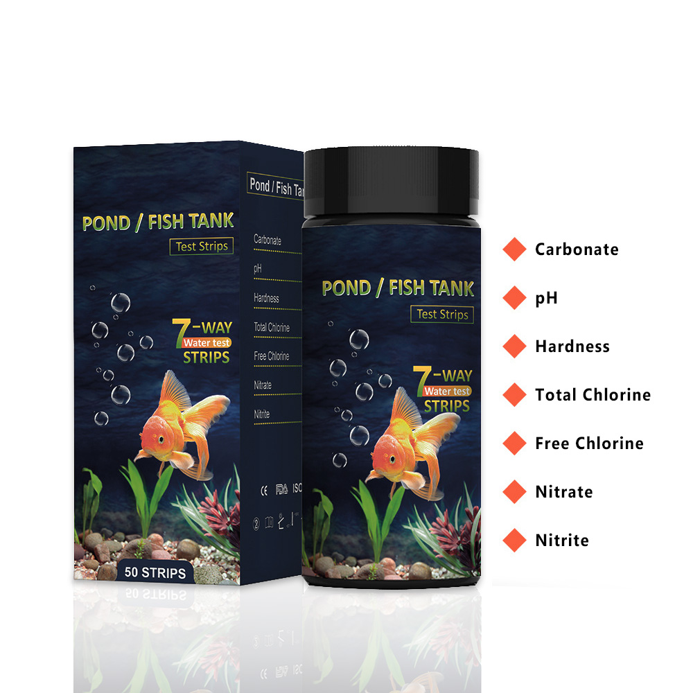 Water Testing Kit - Strip Uji Akuarium 7 In 1,