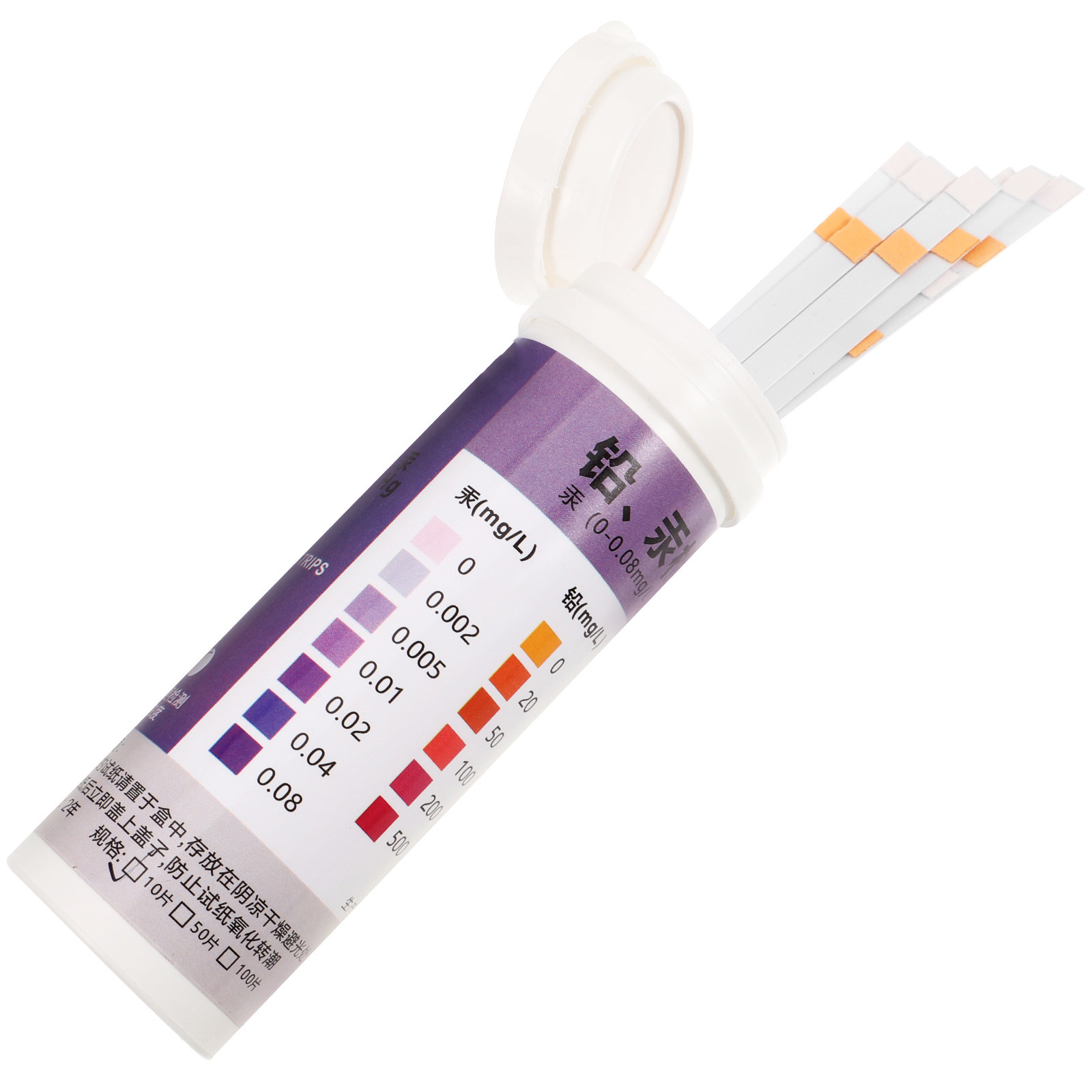 Water Testing Kit - 10 buah Kertas Uji Logam Berat,