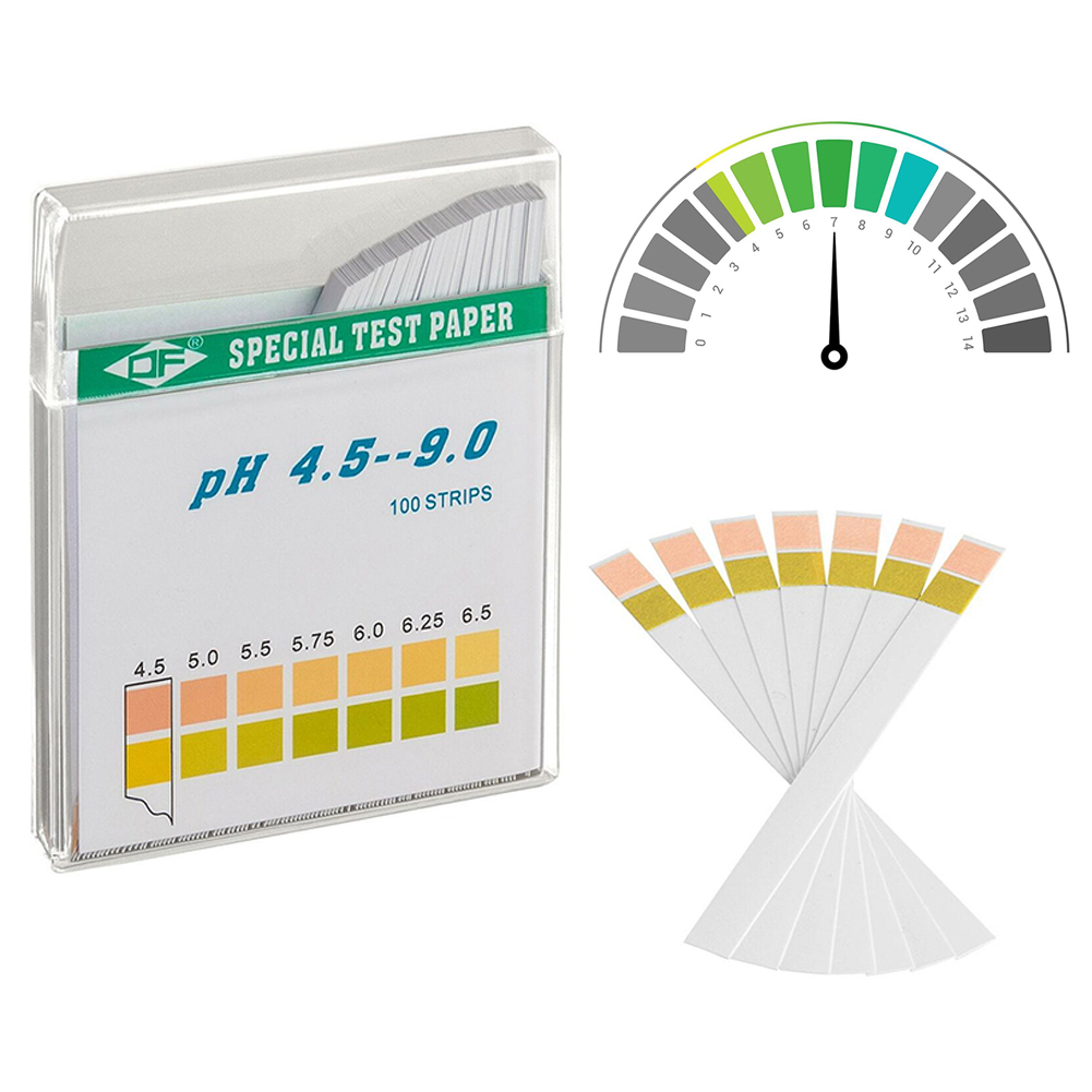 100 Buah Kit Strip Kertas PH S - Water Testing Kit ulasan dan harga